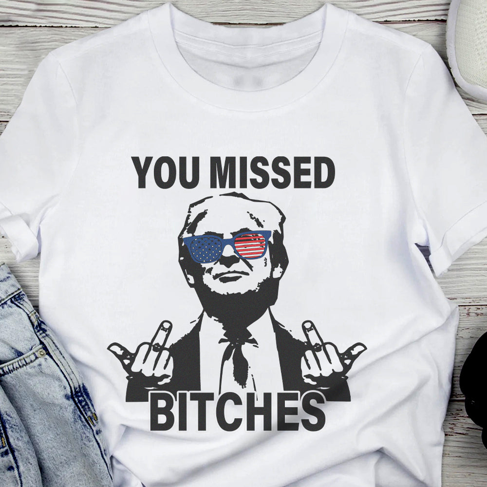 Personalized You M**sed B*tches Trump 2024 Middle Figure Bright Shirt HO82 63260