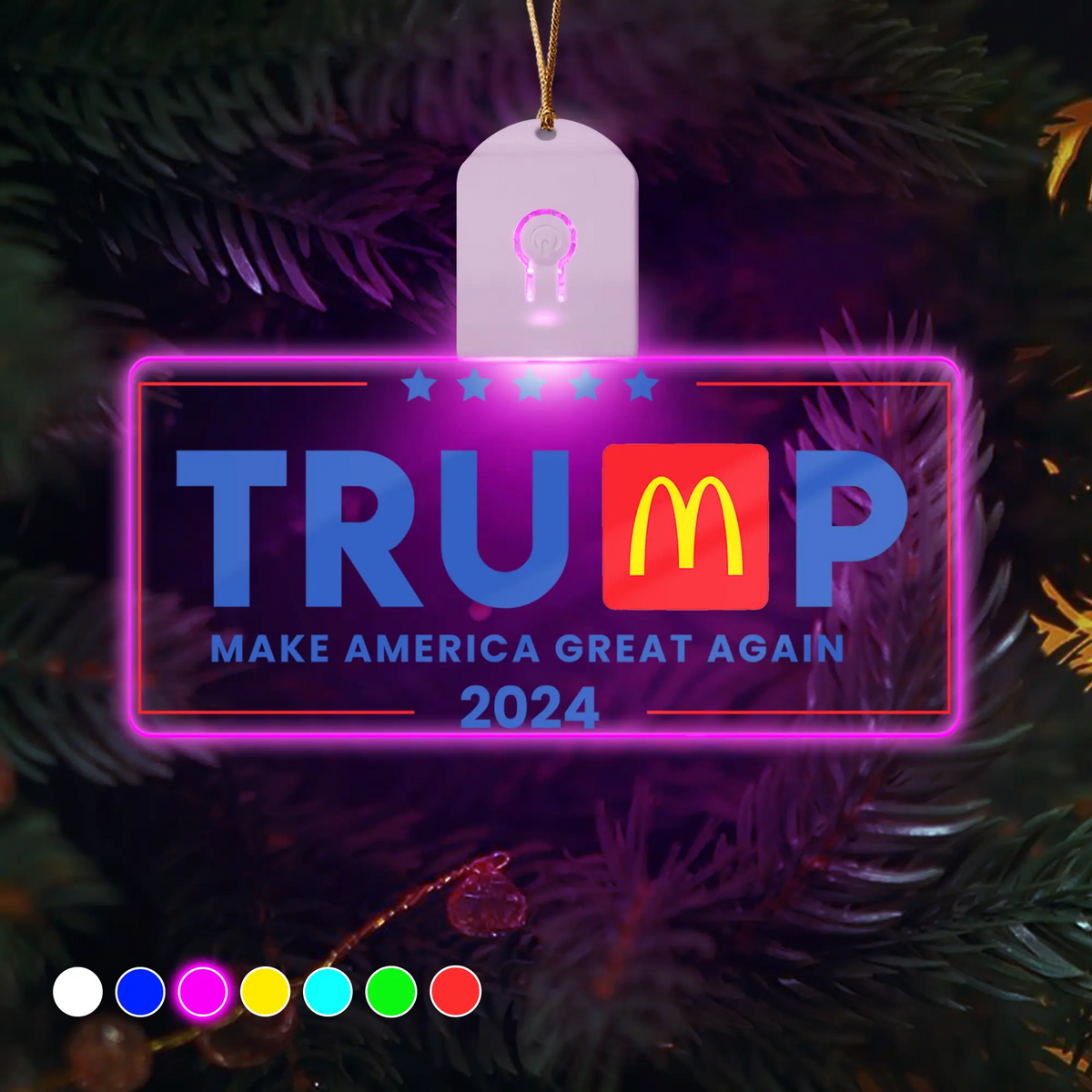 Trump MAGA Led Ornament TH10 64075