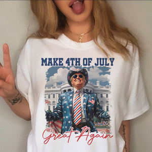 Funny Trump Happy Independence Day Bright Shirt LM32 65377