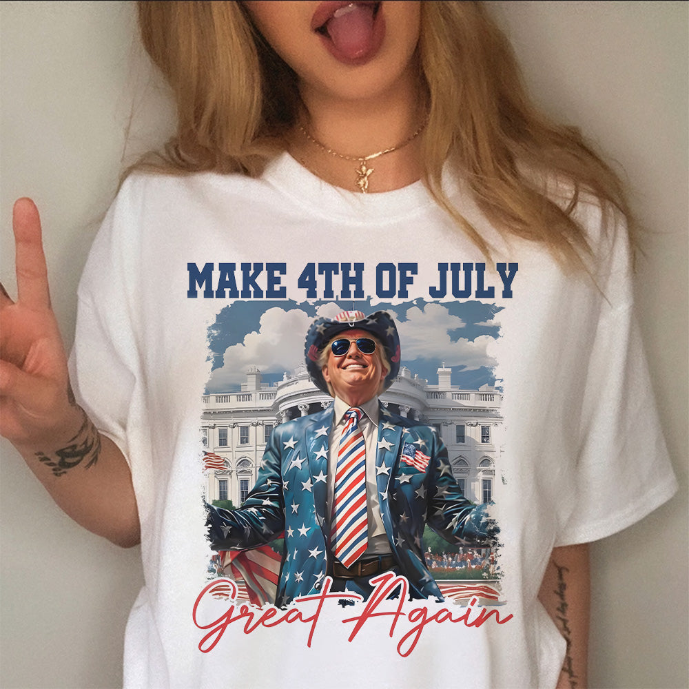 Funny Trump Happy Independence Day Bright Shirt LM32 65377