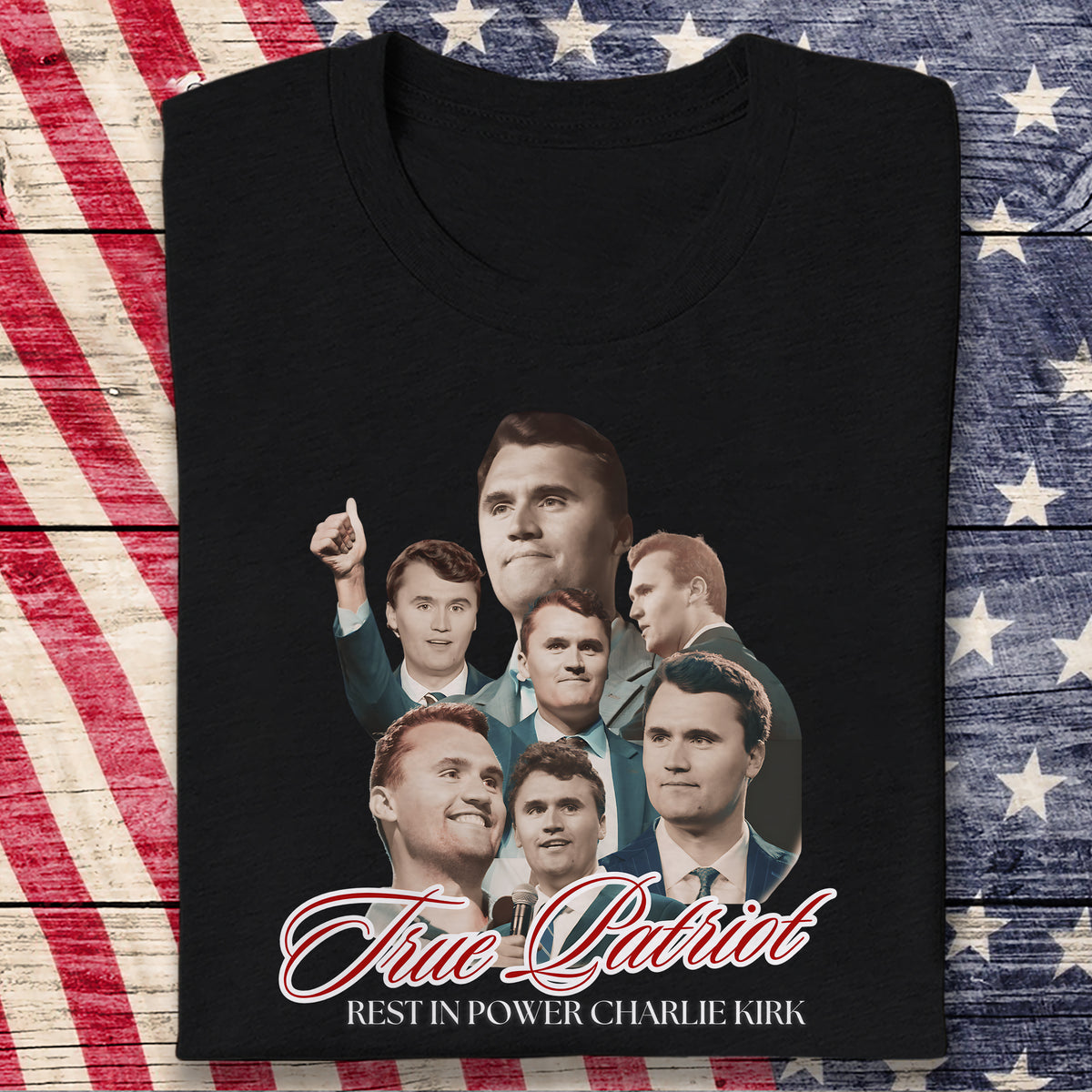True Patriot Rest In Power Charlie Kirk Dark Shirt HO82 65810