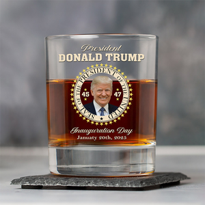 President Donald Trump Whisky Glass HA75 63958