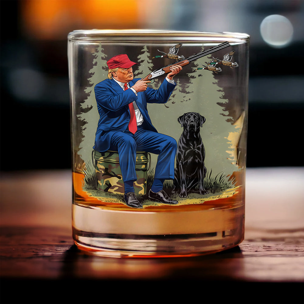 Trump Duck Hunting Whisky Glass HA75 63926