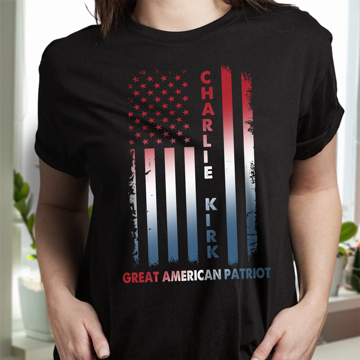 Pray For Charlie Kirk Great American Patriot Dark Shirt LM32 65485