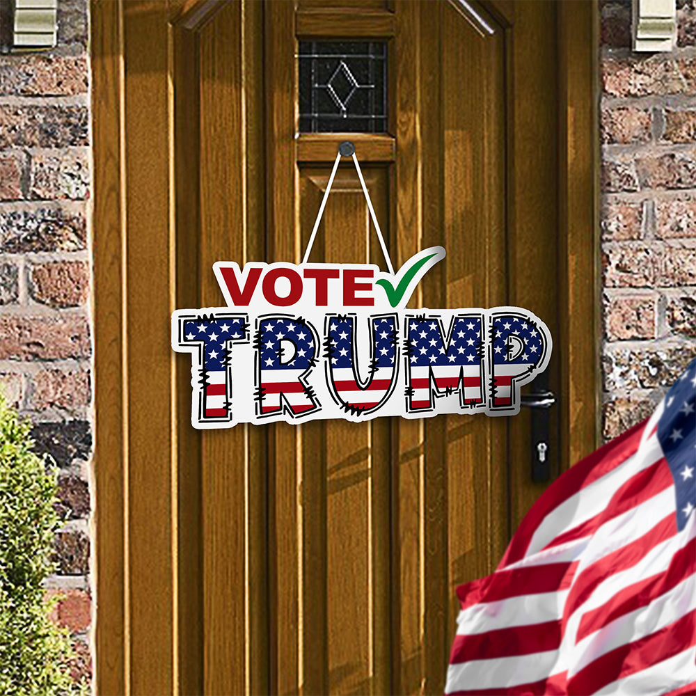 Vote Trump Shape Doorsign TH10 63337