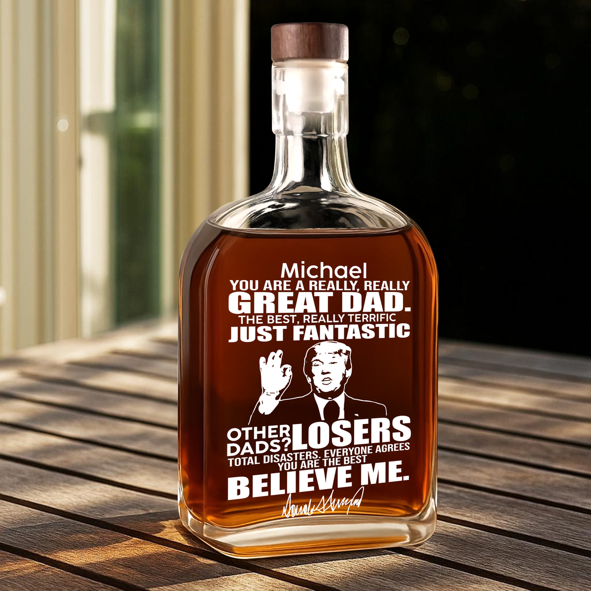 Custom Name You Are A Great Dad Donald Trump TH10 64377