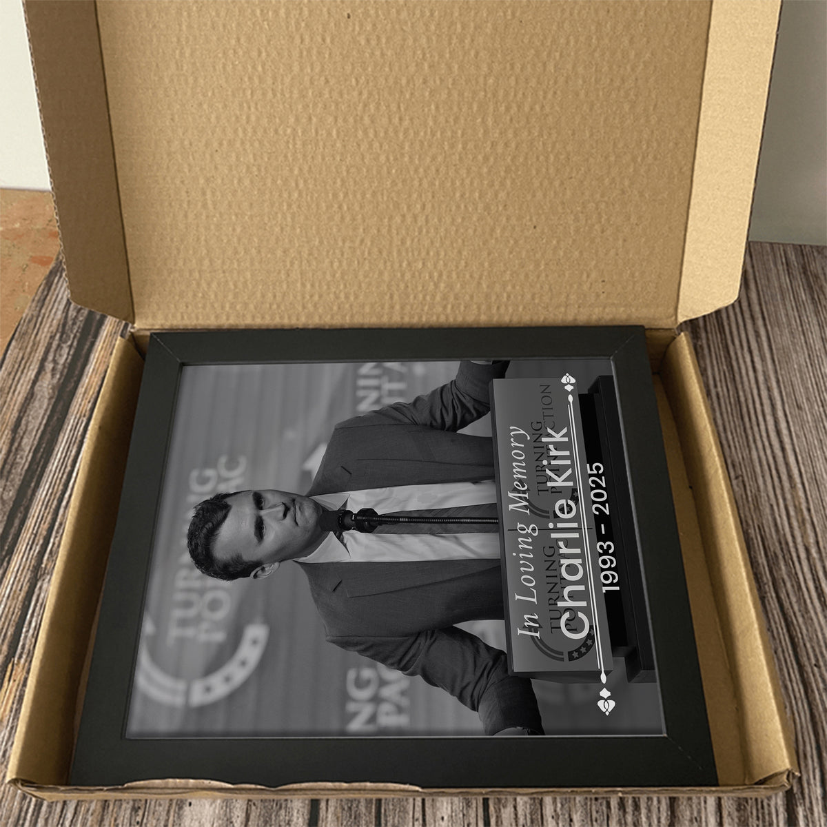 Charlie Kirk Free Speech Hero Picture Frame HO82 65964