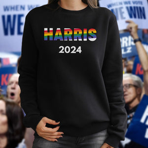 Kamala Harris 2024 For President Campaign LBGTQ Pride Dark Shirt HO82 65092