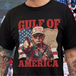 President Trump Gulf of America, Gulf of Mexico to Gulf of America Dark Shirt HA75 64330