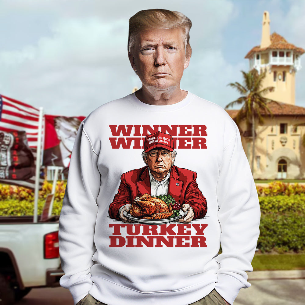 Make America Great Again with Trump Turkey Dinner Bright Shirt LM32 63889