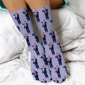 Let’s Embrace The Journey Ahead US Election Middle Tube Socks HO82 65508