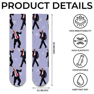 Personalized Trump Dancing Humor Trump Socks HO82 65512