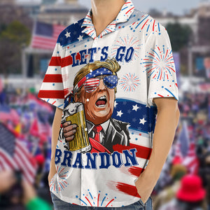 Trump Make America Great Again Trump Independence Day Hawaii Shirt DM01 62581