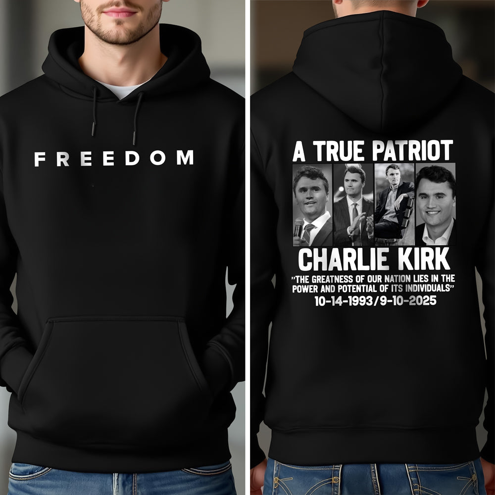 Justice For Charlie Kirk Back and Front Shirt HO82 66004