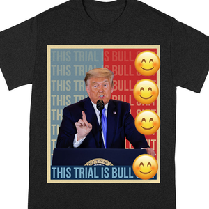 Donald Trump This Trial President 2024 Dark Shirt HO82 62602