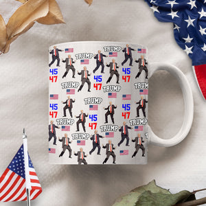 Trump - Embrace Success with a Little Bit of Crazy White Mug LM32 65075