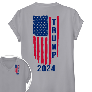 Trump 2024 With America Flag Shirt K228 62431