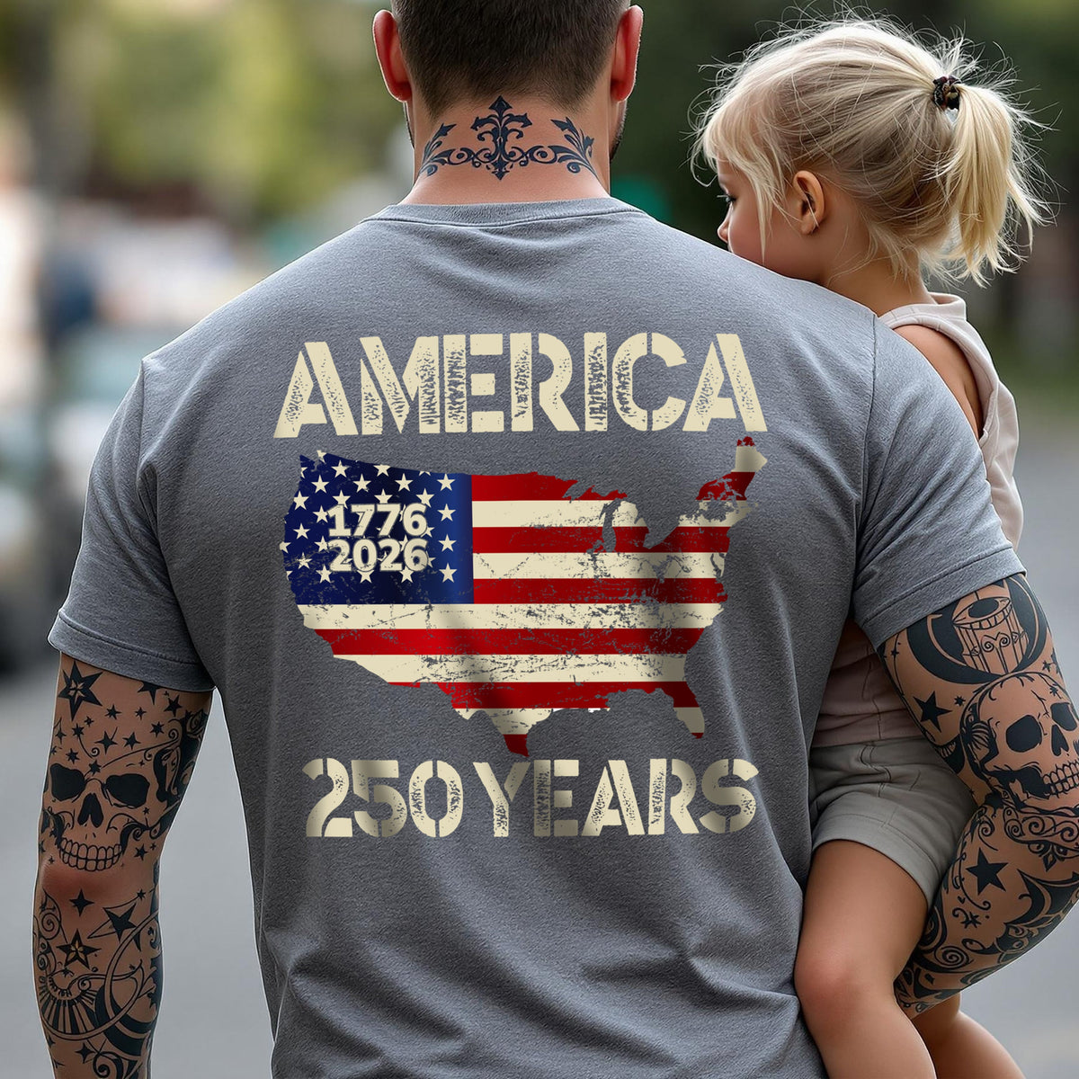 250 Years America Anniversary 250th Independence Day Back Side Dark Shirt HA75 897352
