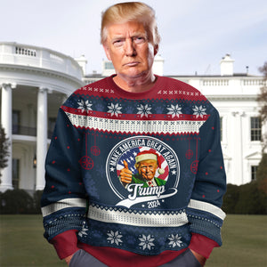 Donald Trump Make America Great Again Ugly Sweater TH10 64085