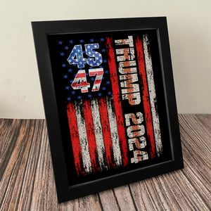 Personalized Gift Trump 45 47 - 2024 Picture Frame HA75 63729