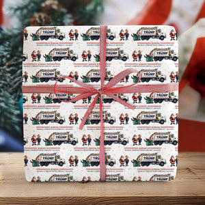 Make Christmas Great Again Wrapping Paper For Christmas Gift TH10 64205