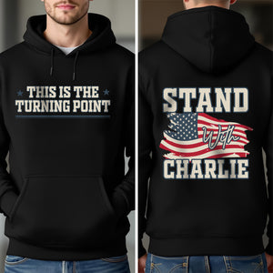 Justice For Charlie Kirk - This Is The Turning Point Back and Front Shirt LM32 65551