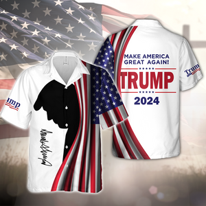 Make America Great Again Trump Signature Hawaii Shirt N304 62506