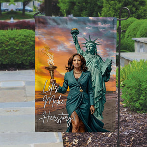 Let's Make Herstory Kamala Harris Garden Flag TH10 63377