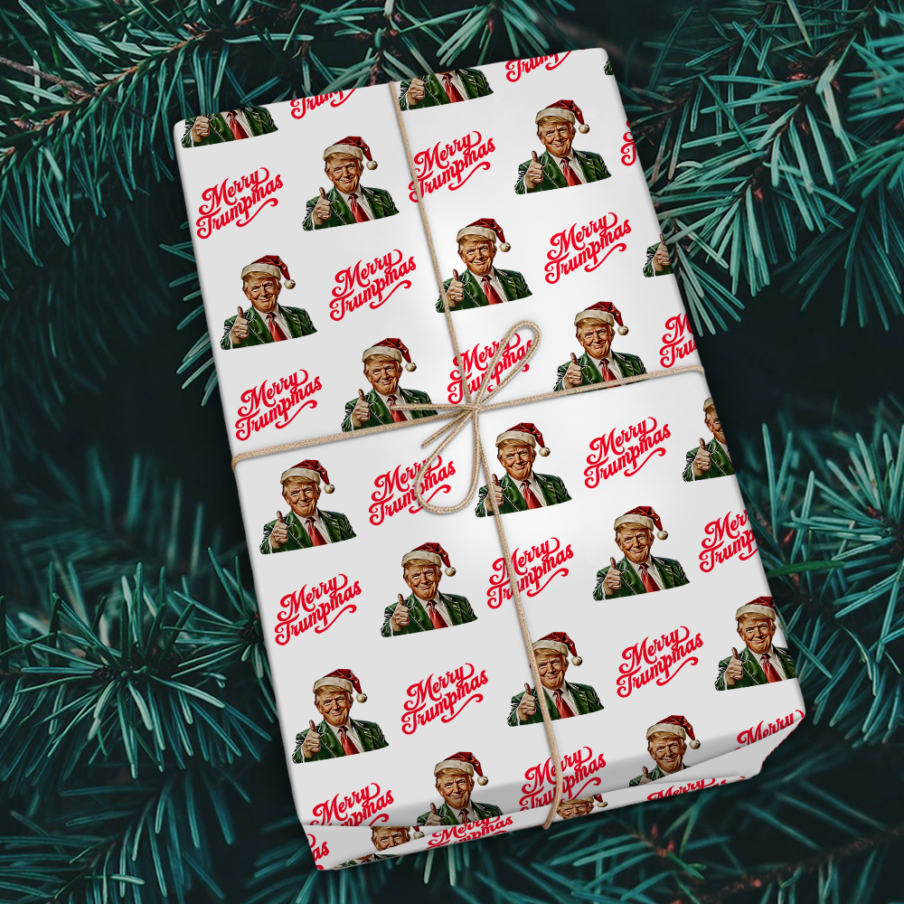 Merry Trumpmas Unique Gift Wrapping Paper - Perfect Holiday Wrap LM32 63977