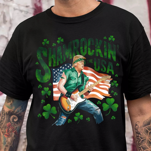 Shamrockin’ The Usa Trump ST. Patrick’s Day Dark Shirt CH07 67330