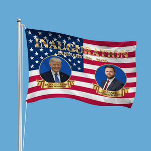 Inauguration Trump 47th President Banner House Flag TH10 64251