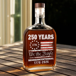 Celebrate Our America 250th Anniversary United States Semiquincentennial Whiskey Bottle HA75 897408