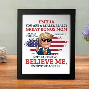 Custom Name You Are A Great Person Personalized Donald Trump Picture Frame CH07 67344