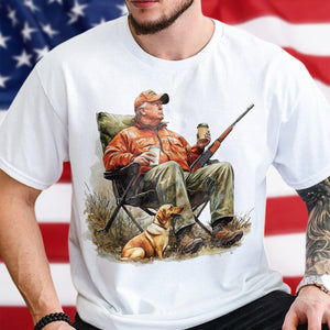 Patriotic Trump Hunting Gear Perfect for Gun Lovers and Hunters Bright Shirt LM32 63873