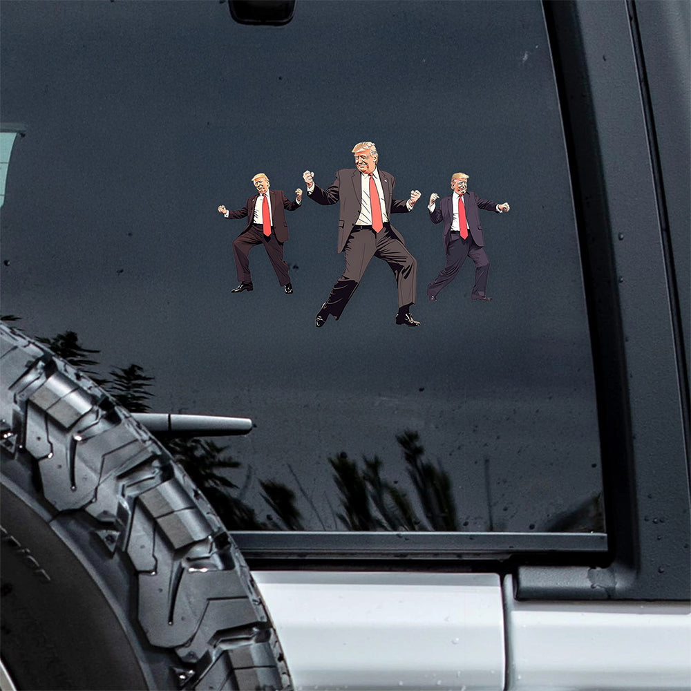 Trump Victory Dance Car Window Decal Sticker HA75 64626