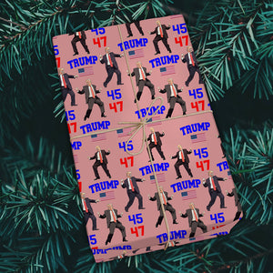 Trump - Embrace Success with a Little Bit of Crazy Wrapping Paper LM32 63969