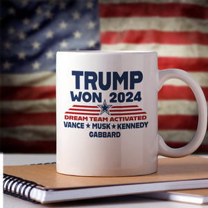 Trump Won 2024 Mug TH10 64025