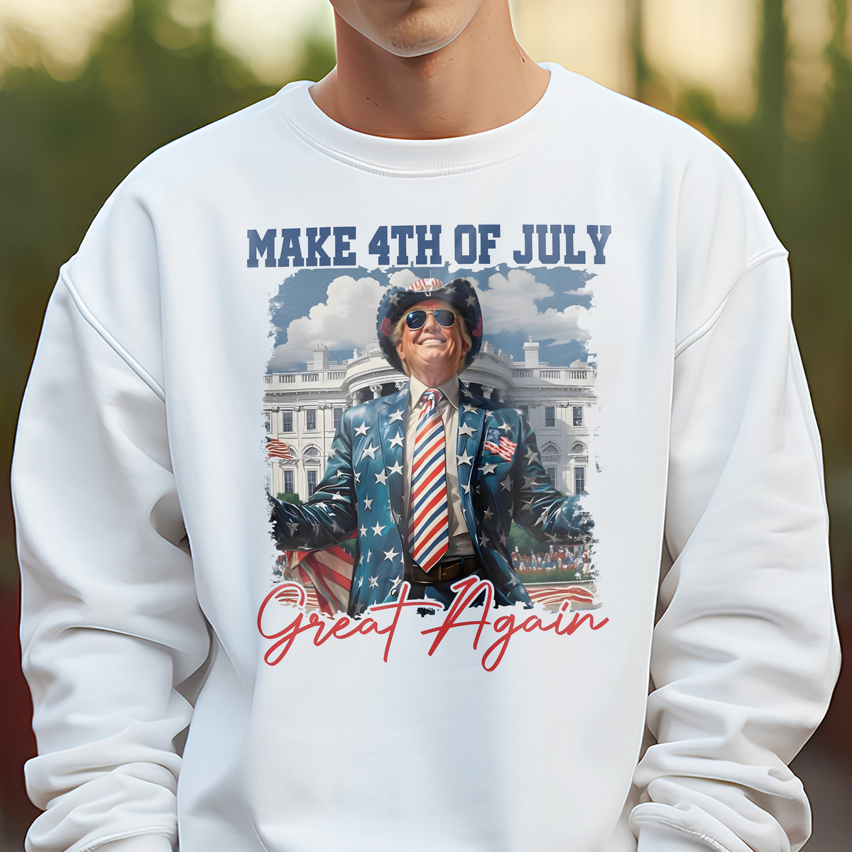 Funny Trump Happy Independence Day Bright Shirt LM32 65377