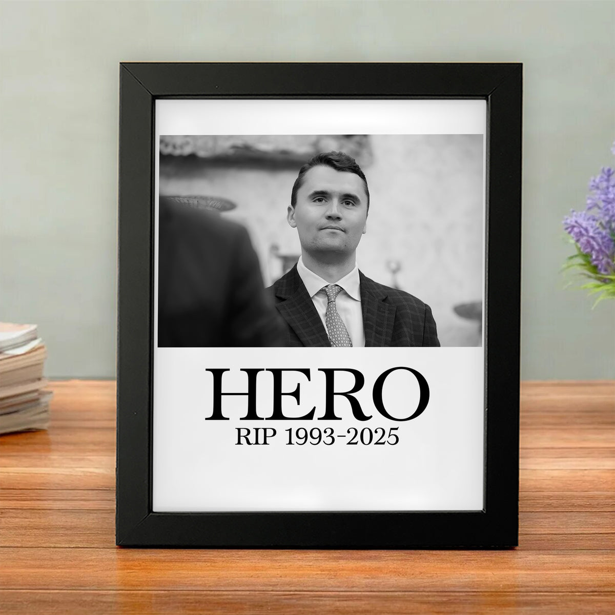 Hero Charlie Kirk American Hero Picture Frame HO82 65834
