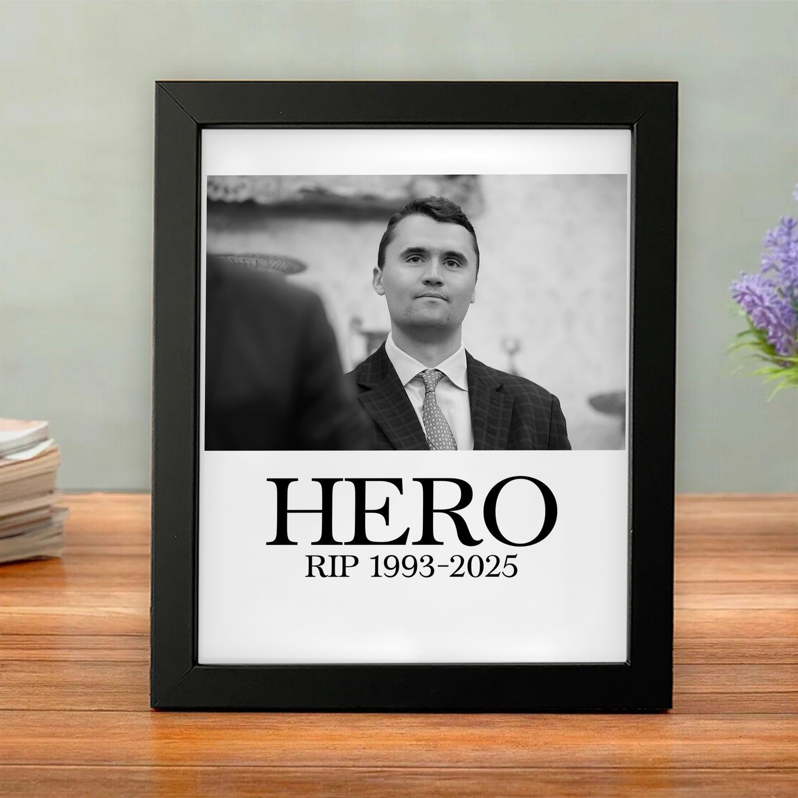 Hero Charlie Kirk American Hero Picture Frame HO82 65834