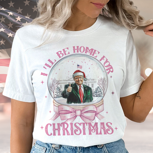 I'll Be Home For Christmas Donald Trump Shirt HA75 63646