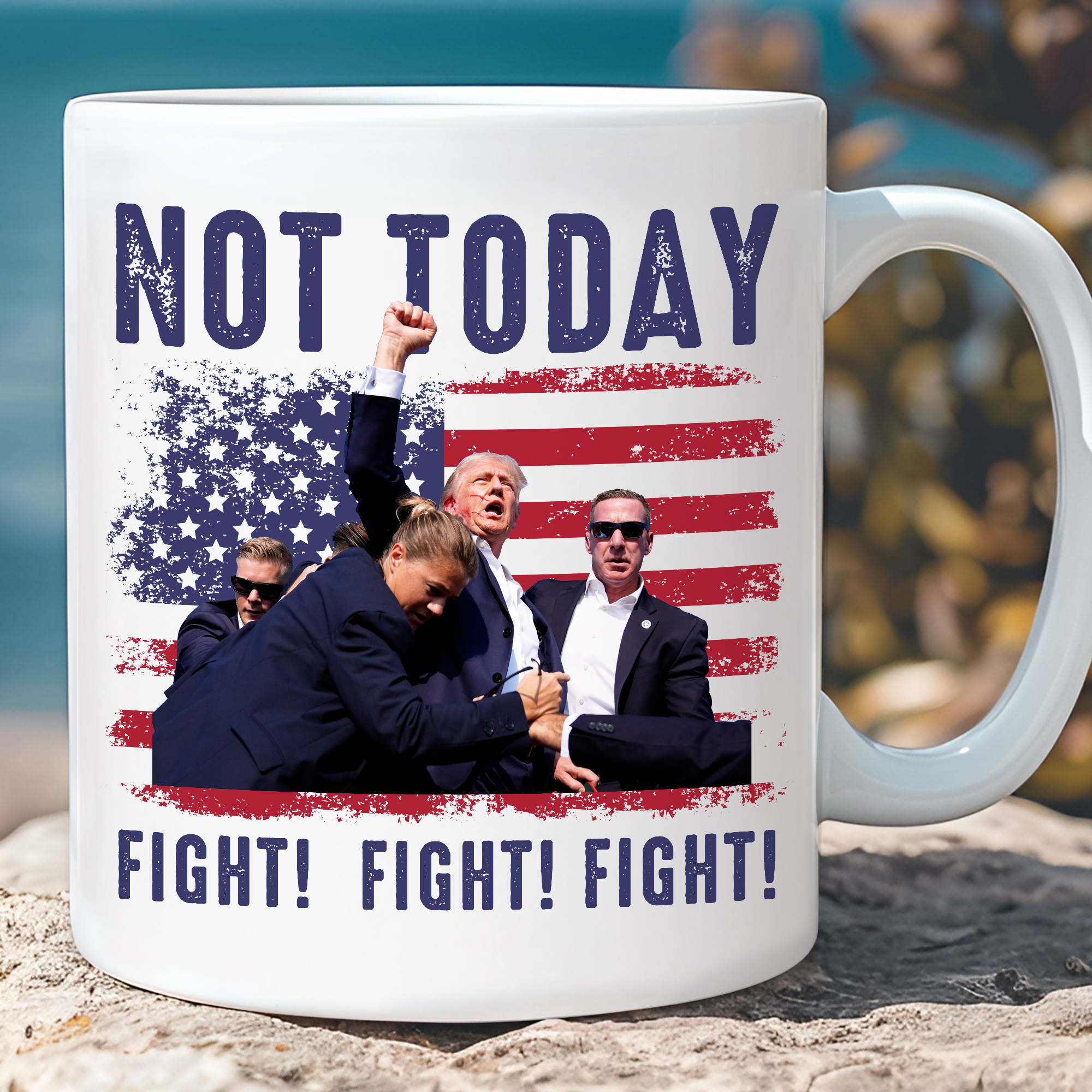 Not Today Fight Fight Fight Mug TH10 63159