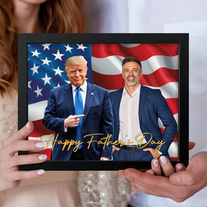 Personalize Custom Photo With Trump Happy Mother's Day Picture Frame TH10 64357