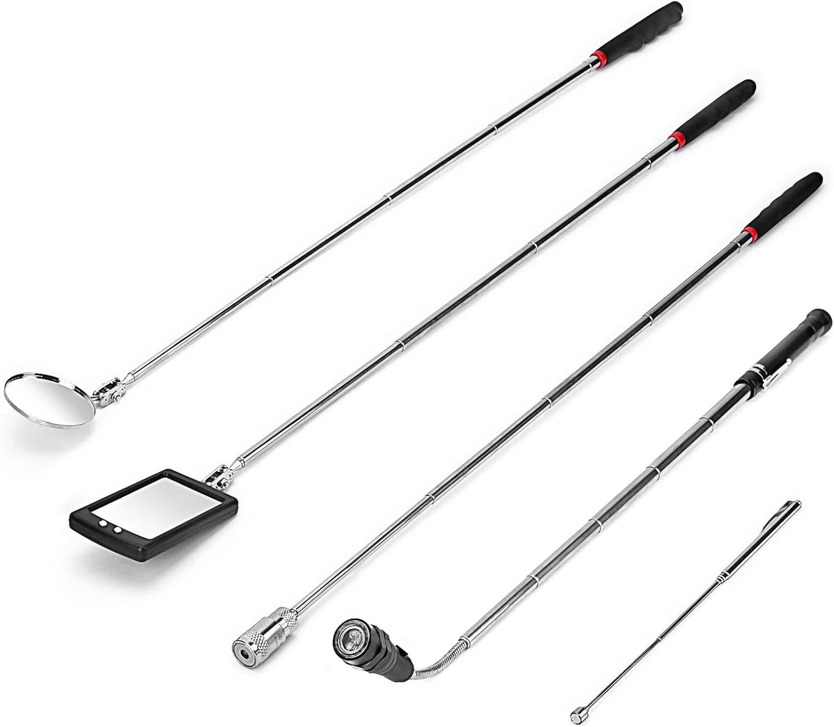 Fathers Day Dad Gifts for Him Magnetic Flashlight Pickup Tool Stocking Stuffers for Men Cool Magnet Telescoping Gadgets with LED Valentines Day for Mens Husband Christmas Gifts