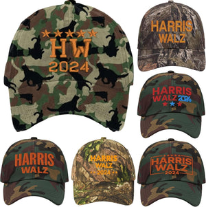 Harris Waltz Hat Harris Waltz 2024 Camouflage Cat Hat Harris Walz Hat Kamala Harris Hat Vote Blue Hats