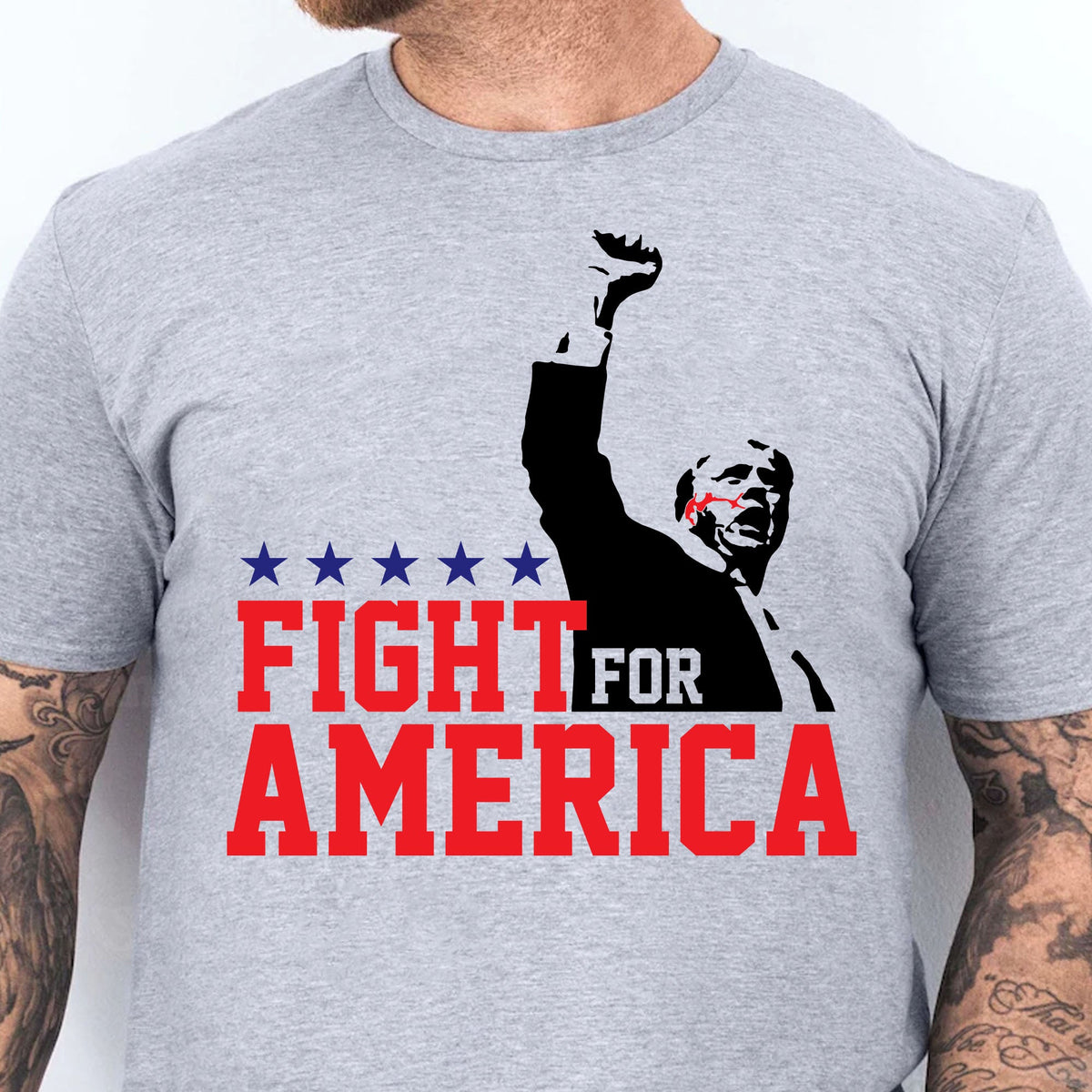 Fi**t For America Shirt | Trump Sh*t Fi**t Shirt | Donald Trump Shirt Bright C1110 - GOP