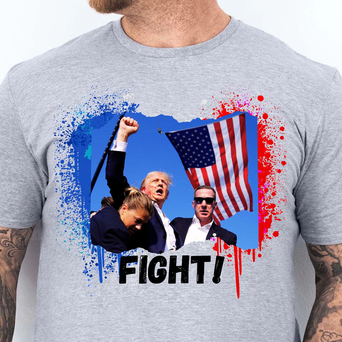 Trump Fi**t 2024 Shirt Pennsylvania Rally, Shirt Bright C1111 - GOP