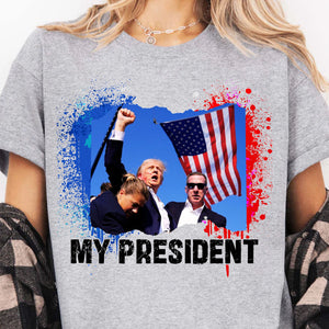 Trump Is My President | Trump Fi**t 2024 Shirt Pennsylvania Rally | Shirt Bright C1113 - GOP