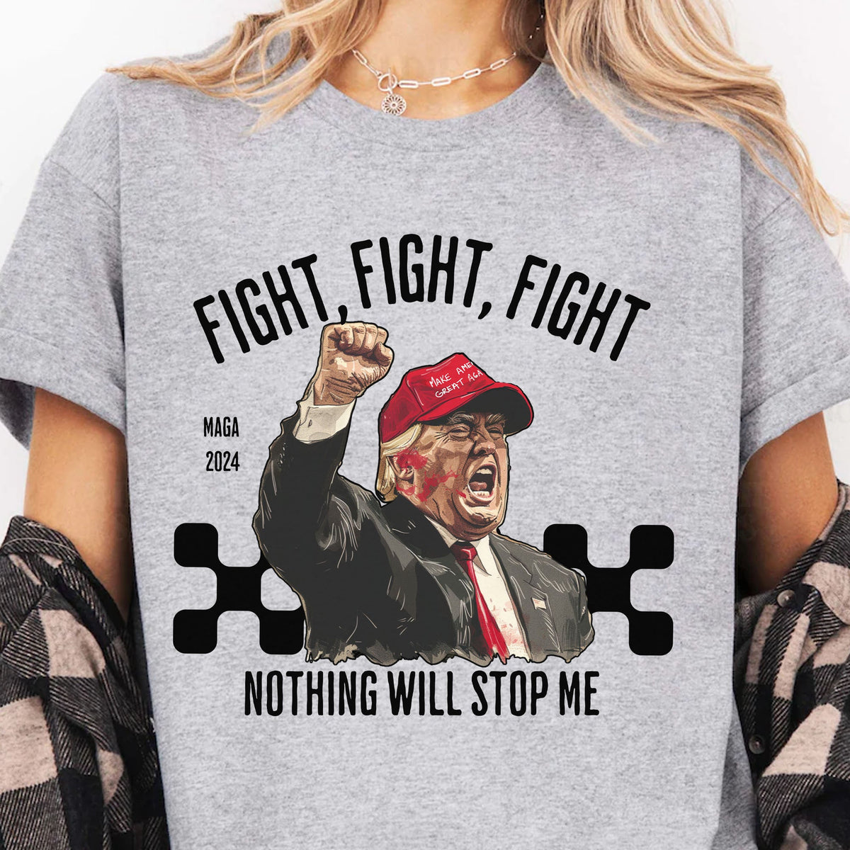 Nothing Will Stop Me | Trump Fi**t 2024 Shirt Pennsylvania Rally | Shirt Bright C1117 - GOP
