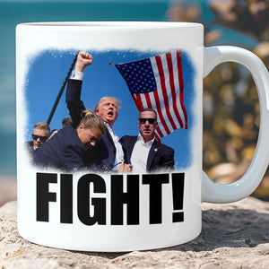 Trump Fight 2024 Mug | Trump Pennsylvania Rally | Trump Fight Mug C1120 - GOP